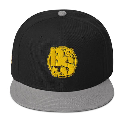 BEESMOOVE BeeSmiles Worldwide 
Yellow Snapback Hat - Beesmoove 