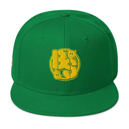 BEESMOOVE BeeSmiles Worldwide 
Yellow Snapback Hat - Beesmoove 
