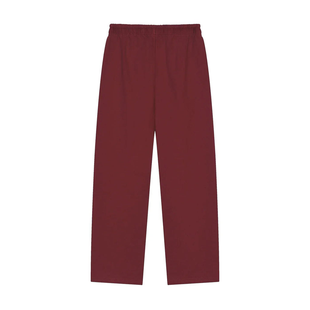 Solid Color Straight - Leg Sweatpants - Beesmoove
