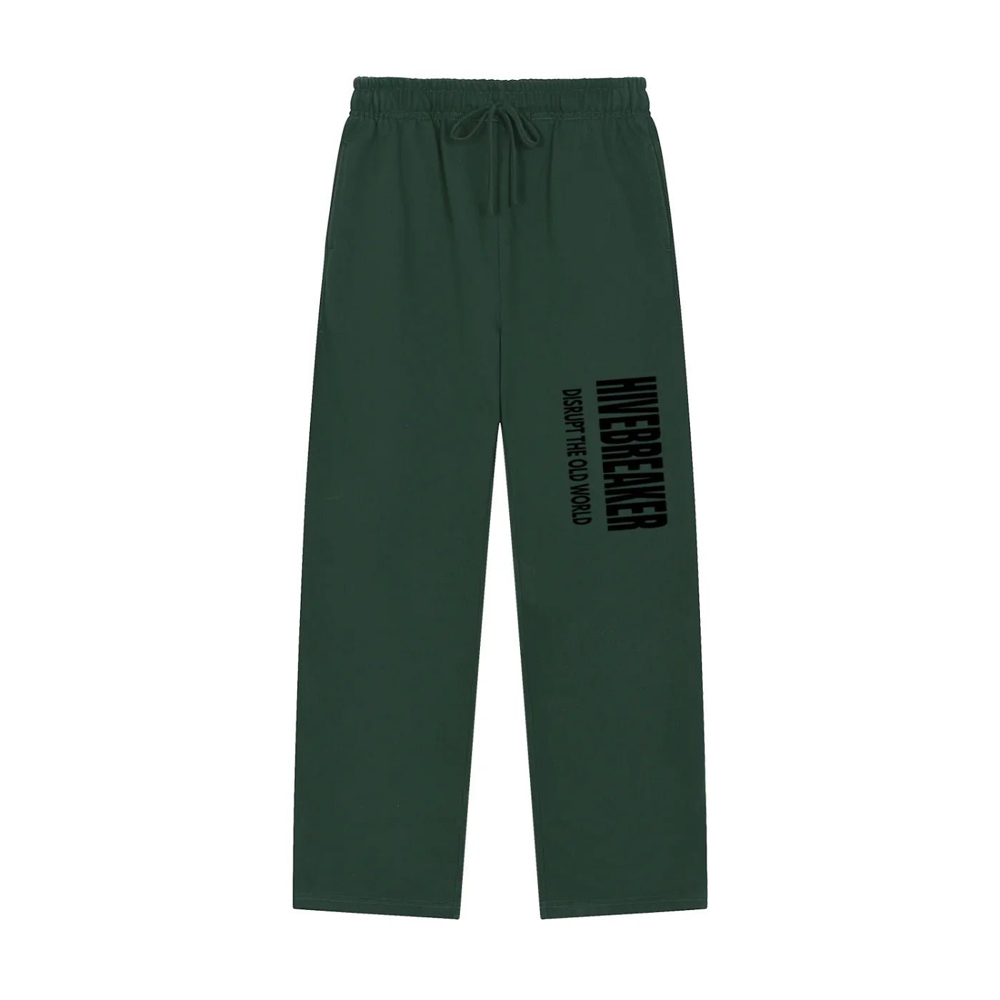Solid Color Straight - Leg Sweatpants - Beesmoove