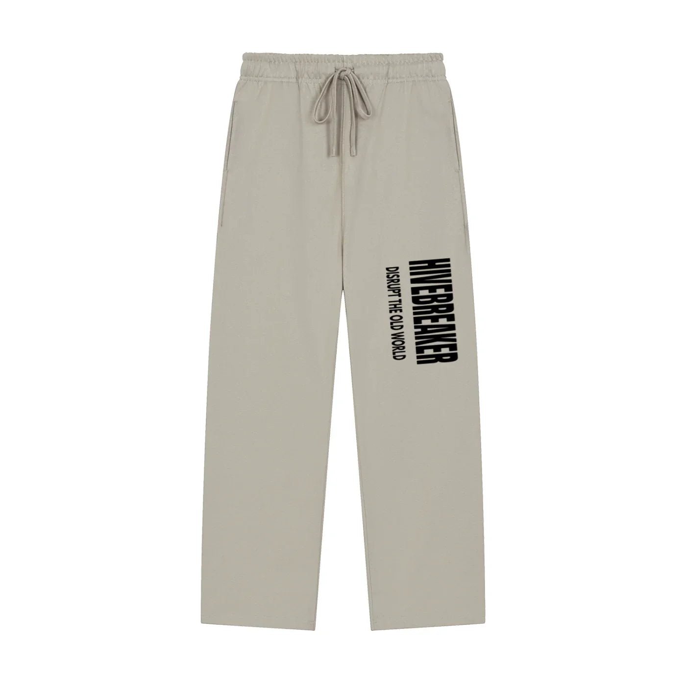 Solid Color Straight - Leg Sweatpants - Beesmoove