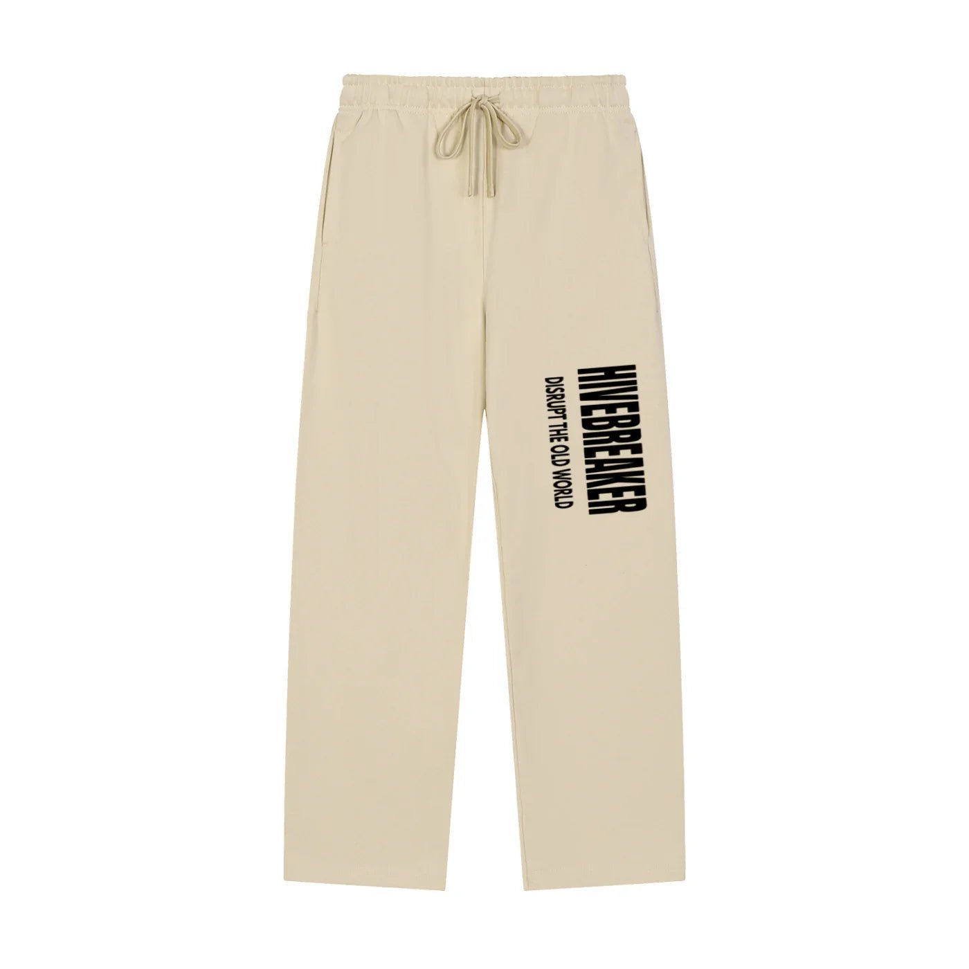 Solid Color Straight - Leg Sweatpants - Beesmoove
