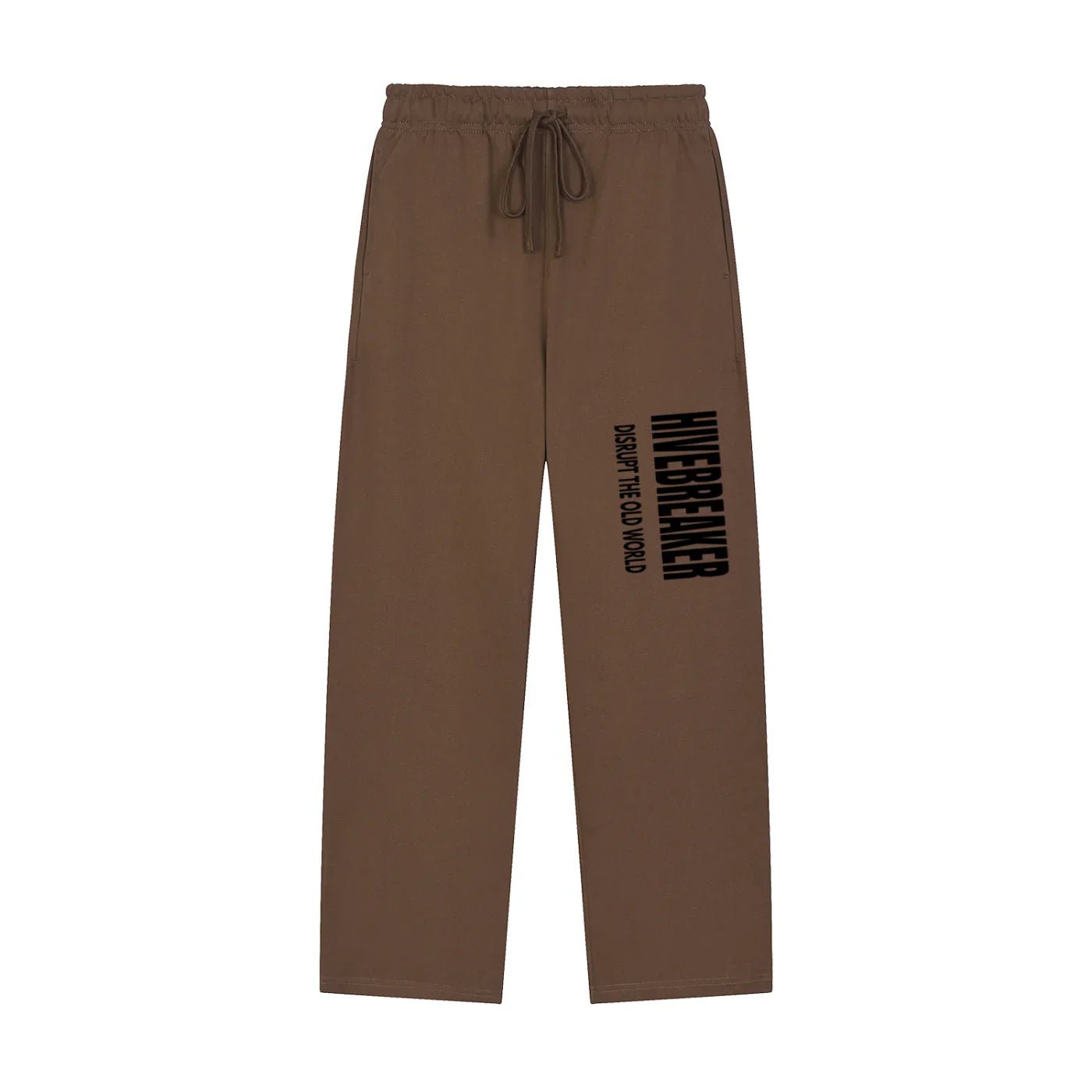 Solid Color Straight - Leg Sweatpants - Beesmoove