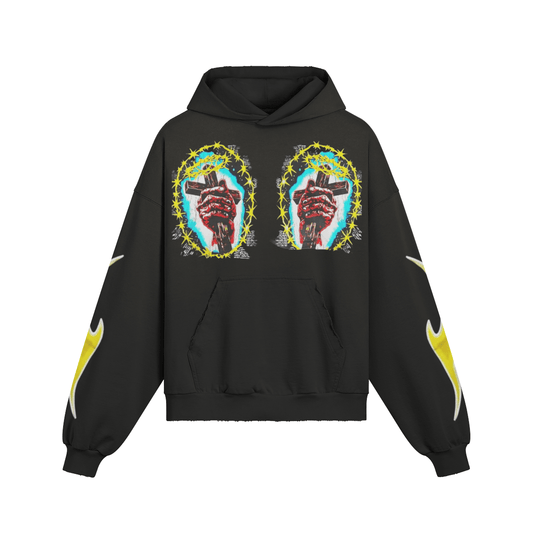 BEESMOOVE Hands of Sacrifice Hoodie - Beesmoove 