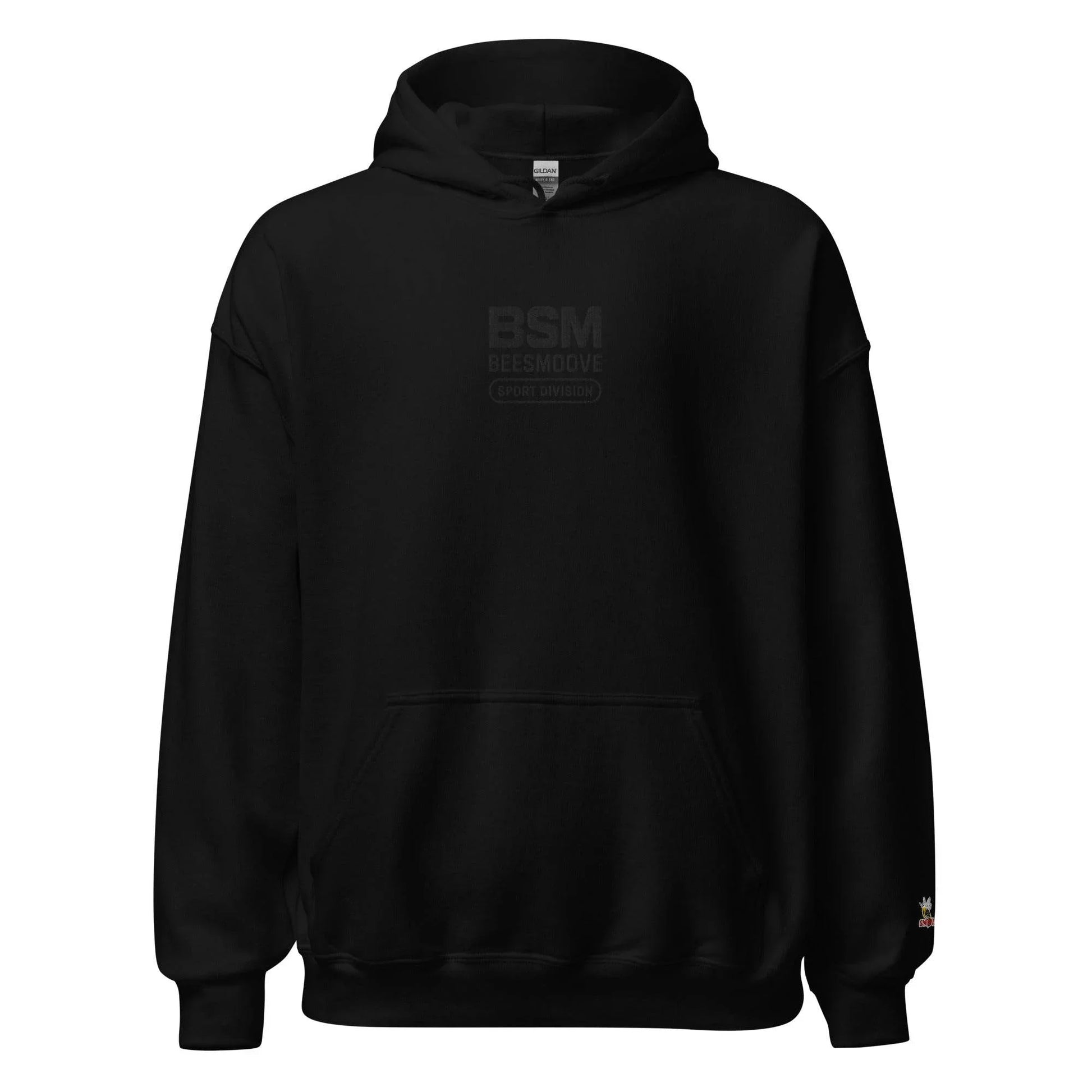BEESMOOVE BSM black on black Hoodie - Beesmoove 