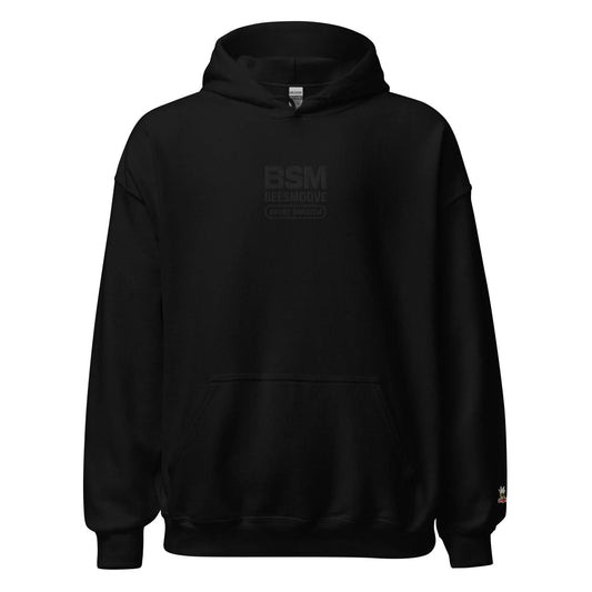 BEESMOOVE BSM black on black Hoodie - Beesmoove 