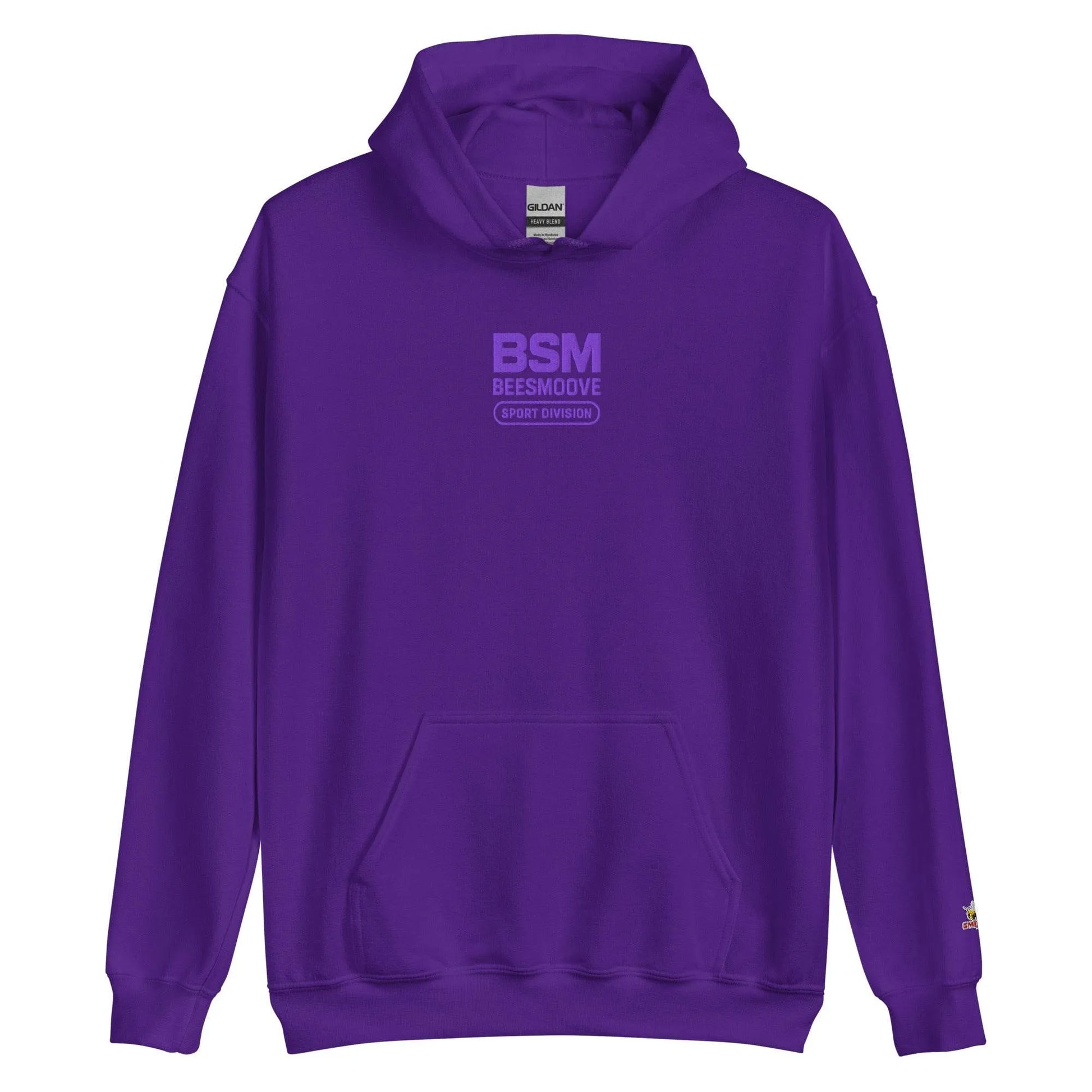 BEESMOOVE BSM purple on purple Hoodie - Beesmoove 