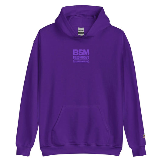 BEESMOOVE BSM purple on purple Hoodie - Beesmoove 