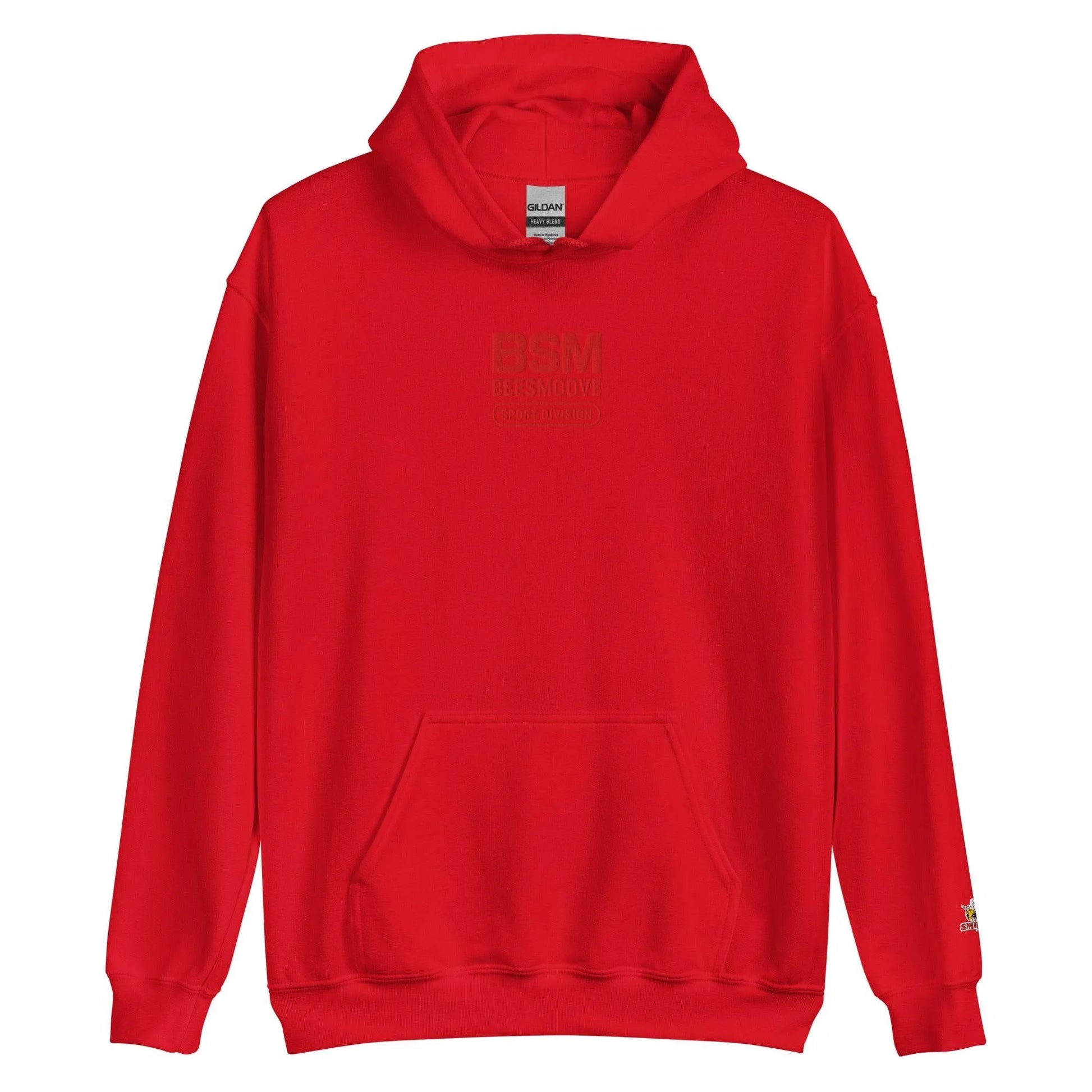 BEESMOOVE BSM red on red Hoodie - Beesmoove 