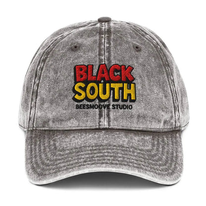 BEESMOOVE BlackSouth Vintage Cotton Twill Cap - Beesmoove 