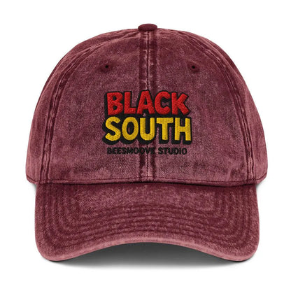 BEESMOOVE BlackSouth Vintage Cotton Twill Cap - Beesmoove 
