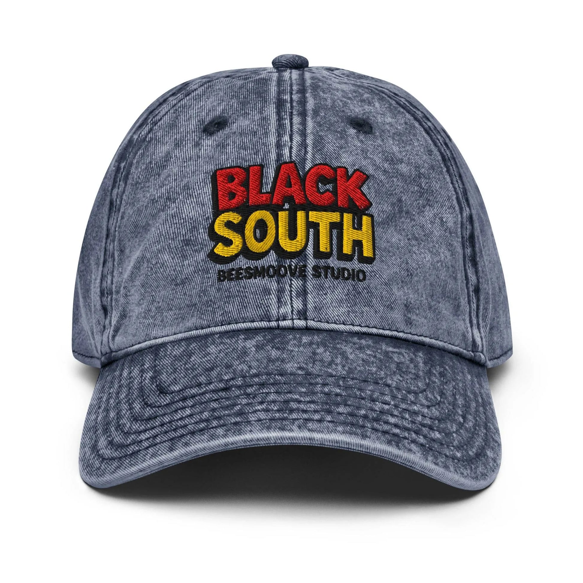 BEESMOOVE BlackSouth Vintage Cotton Twill Cap - Beesmoove 