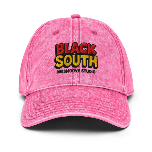 BEESMOOVE BlackSouth Vintage Cotton Twill Cap - Beesmoove 