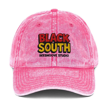 BEESMOOVE BlackSouth Vintage Cotton Twill Cap - Beesmoove 