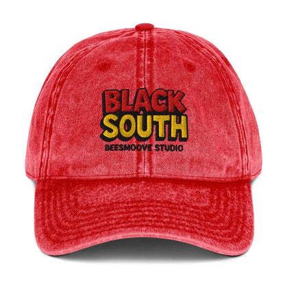 BEESMOOVE BlackSouth Vintage Cotton Twill Cap - Beesmoove 